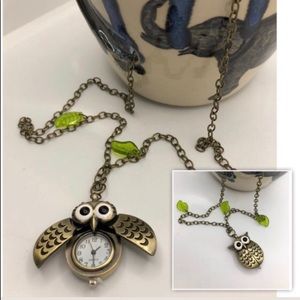 Owl Watch Necklace